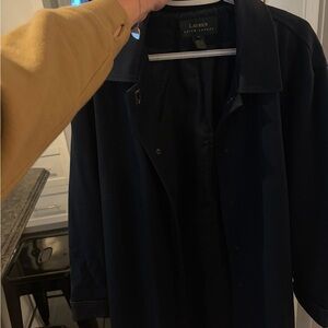 Ralph Lauren Men's Dark Blue Trench Coat